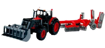 Traktor z turem i bronami - TOYS Paweł Wojda