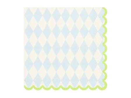 Serwetki romby 33x33cm 20szt - PartyDeco