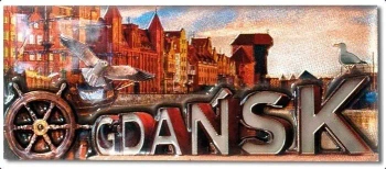 Magnes I love Poland Gdańsk ILP-MAG-C-GD-04 - Pan Dragon