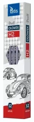 Ołówek PIXELL heksag.twar.H2 12szt. KV060-H2 - Tetis