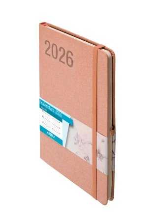 Kalendarz 2026 A5 Sakura miedziany TDW - Antra