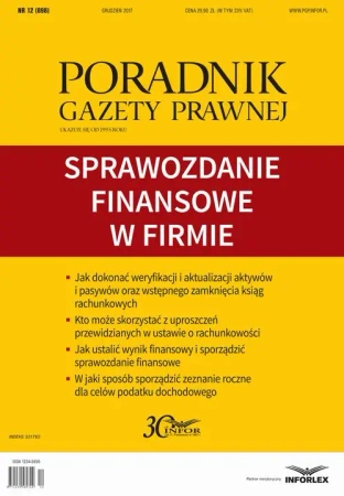 eBook Sprawozdanie finansowe w firmie - Infor Pl