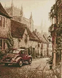 Diamentowa mozaika - Stare Miasto 40x50cm - Ideyka