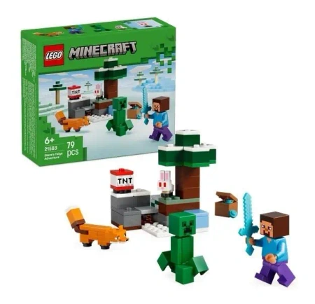 LEGO(R) MINECRAFT 21583 Przygoda stevea w tajdze