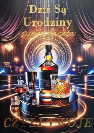 Karnet Urodziny Whisky 3K - YEKU