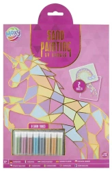 Malowanie piaskiem po numerach A4 Jednorożec - Grafix