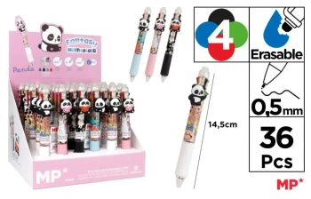 Długopis ścieralny 4-kolorowy Pandy (36szt) - MP Main Paper