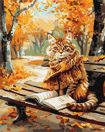 Malowanie po numerach - Jesienny nastrój 40x50cm - Ideyka