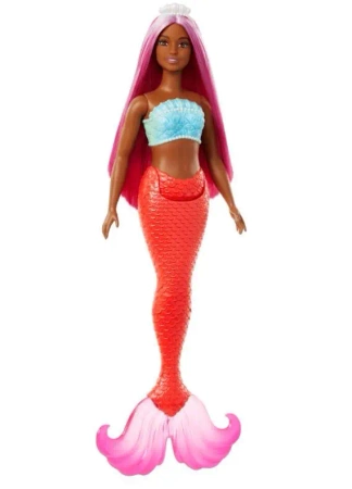 Barbie. HRR04 Syrenka z koralowym ogonem