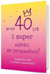 Karnet Urodziny 40 K. B6-1912 - Pan Dragon