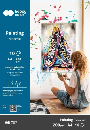 Blok malarski Młody Artysta A4/10K 200g - GDD