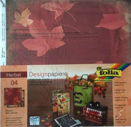 Design-papier 190 g/m2 30,5x30,5cm 5ark - Galeria Hobby