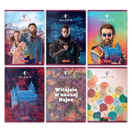 Zeszyt A5/60K kratka Kleks (5zt) - HERLITZ