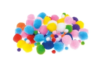 Pompony 100szt - Brewis