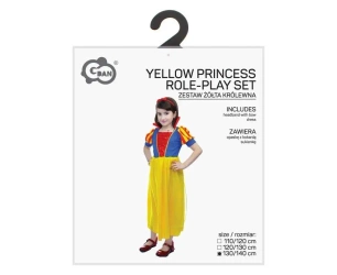 Strój dla dzieci Żółta królewna 130/140cm - Godan