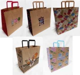 Torebka kolor KRAFT 320x300x150 - Fresh