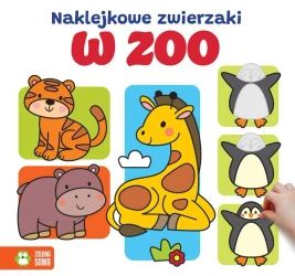 Naklejkowe zwierzaki. W zoo - Natalia Berlik