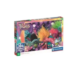 Puzzle 104 Brilliant Trolls 3 - Clementoni