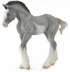 Źrebię Clydesdale Foal Blue Roan - Collecta