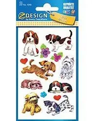 Naklejki papierowe - Pieski 2 - Zdesign
