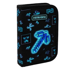 Piórnik pojedyn z wyp Astrabag Dark Pixel AC11 - ASTRA papiernicze