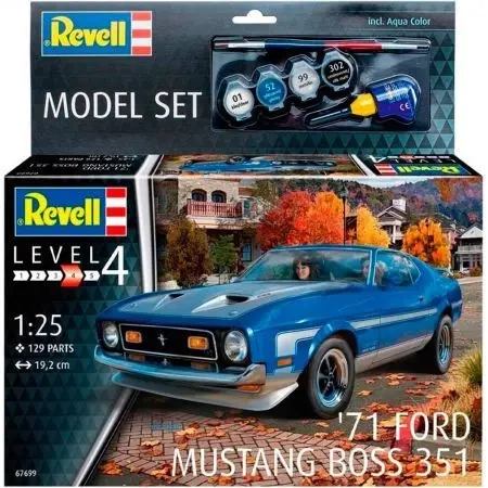 Model do sklejania Ford Mustang Boss 351 '71. - Cobi