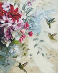 Diamentowa mozaika - Magia wiosny 40x50cm - Ideyka