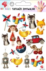 Tatuaże zmywalne dla dzieci Zabawki - All4Kids