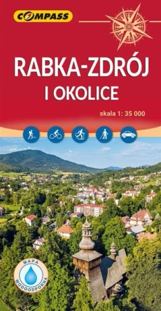 Mapa - Rabka zdrój i okolice 1:35 000 - praca zbiorowa