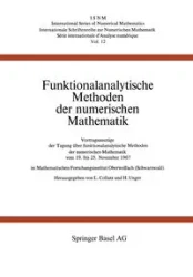 Funktionalanalytische Methoden Der Numerischen Mathematik - Collatz