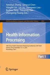 Health Information Processing - Zhang Yanchun