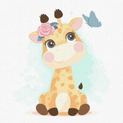 Malowania po numerach - Pierwszy znajomy 3030cm - Ideyka