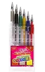 Żelopis brokatowy 6 kolorów EASY - Easy Stationery