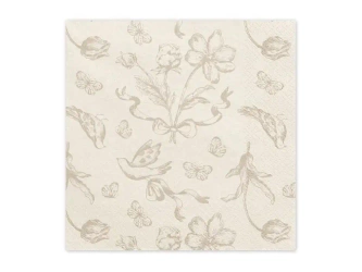 Serwetki Kwiaty 33x33cm 12szt - PartyDeco