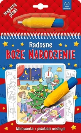 Radosne Boże Narodzenie. Malowanka z pisakiem w.2 - Anna Podgórska
