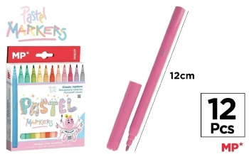 Flamastry pastel 12 kolorów - MP Main Paper
