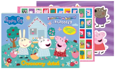 Peppa Pig Zabawa w kolory i kształty Owocowy dzień - praca zbiorowa