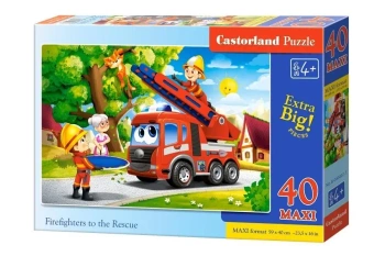 Puzzle 40 Firefighters to the Rescue CASTOR - Castorland