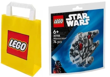 2W1 LEGO STAR WARS 30708 MINIMODEL SOKOŁA MILLENNIUM+TORBA