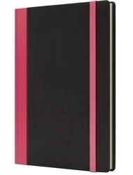 Notatnik A5 Pro M+ kratka czarny/różowy - Like U