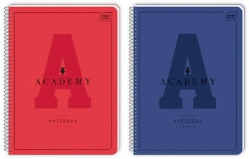 Kołozeszyt A4+80K linia 90g Academy Hybrid (5szt) - INTERDRUK