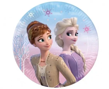 Talerzyki papierowe Frozen 2 20cm 8szt - Godan