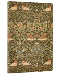 Kalendarz książkowy mini 2026 Morris Birds - Paperblanks