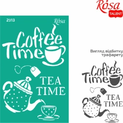 Szablon samoprzylepny wielokrotnego użytku motywy kuchenne 13x20cm - ROSA