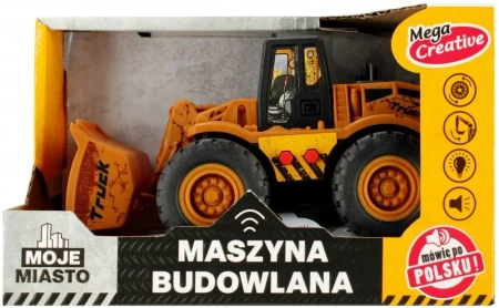Maszyna budowlana Spychacz Moje Miasto - MEGA CREATIVE