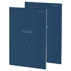 Blok Listowy A4/100k kratka Colors niebieski Topfol A 4