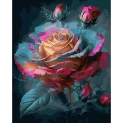 Malowanie po numerach - Magiczna róża 40x50cm - Twoje Hobby