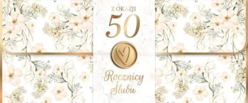 Karnet Rocznica Ślubu 50 - Armin Style