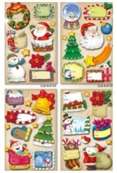 Naklejki na prezenty 12x18cm MIX - Brewis