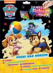 Psi Patrol. Zdrapuj, koloruj, naklejaj - praca zbiorowa